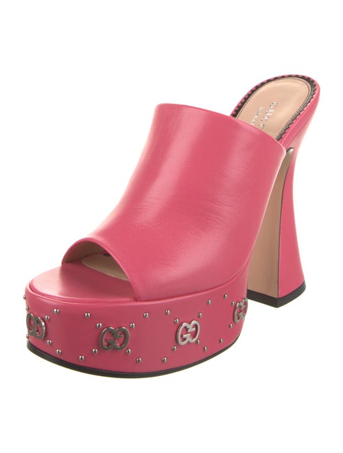 Gucci Leather Slides