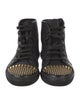 Gucci Leather Studded Accents Sneakers