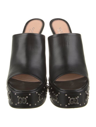 Gucci Leather Slides