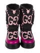 Gucci Printed Lace-Up Boots