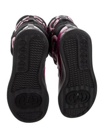 Gucci Printed Lace-Up Boots