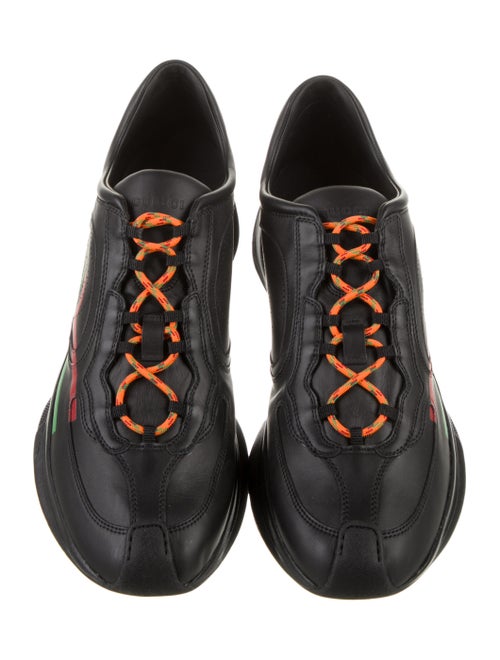 Gucci Interlocking G Logo Leather Sneakers