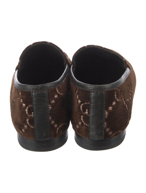 Gucci GG Supreme Velvet Loafers