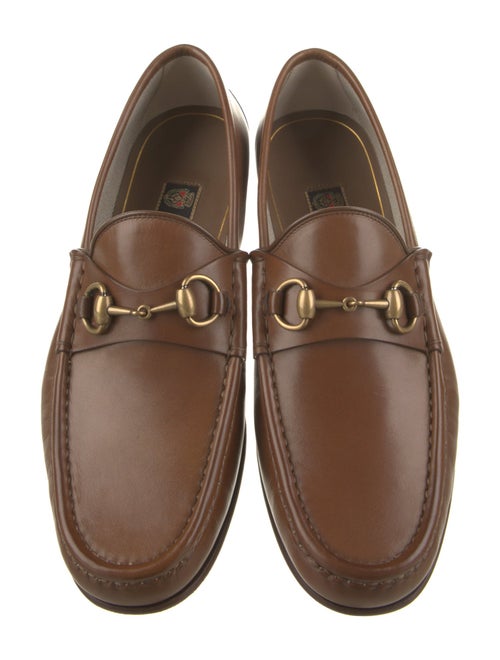 Gucci Horsebit Accent Leather Dress Loafers w/ Tags