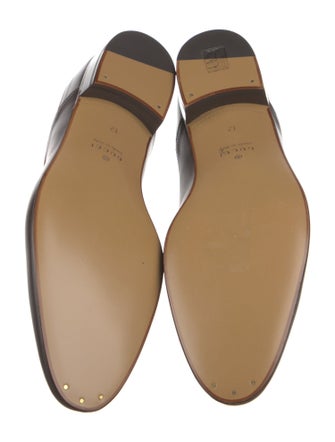 Gucci Double G Logo Leather Oxfords