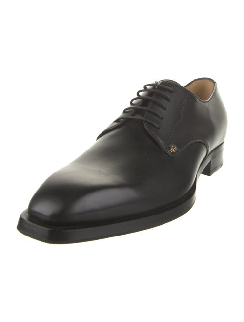 Gucci Double G Logo Leather Oxfords