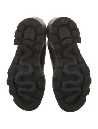 Gucci GG Supreme Leather Combat Boots