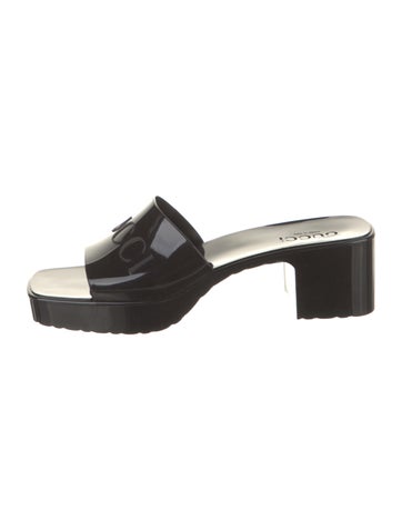 Gucci Sandals Rubber Slides IT 40 | 10