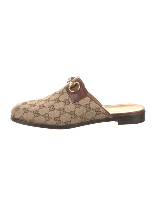 Gucci Canvas Printed Slides