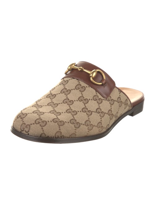 Gucci Canvas Printed Slides