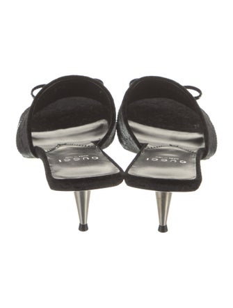 Gucci Velvet Slides