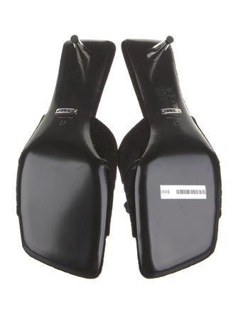 Gucci Velvet Slides
