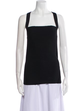Gucci Wool Square Neckline Top