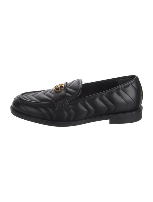 Gucci Double G Logo Leather Loafers