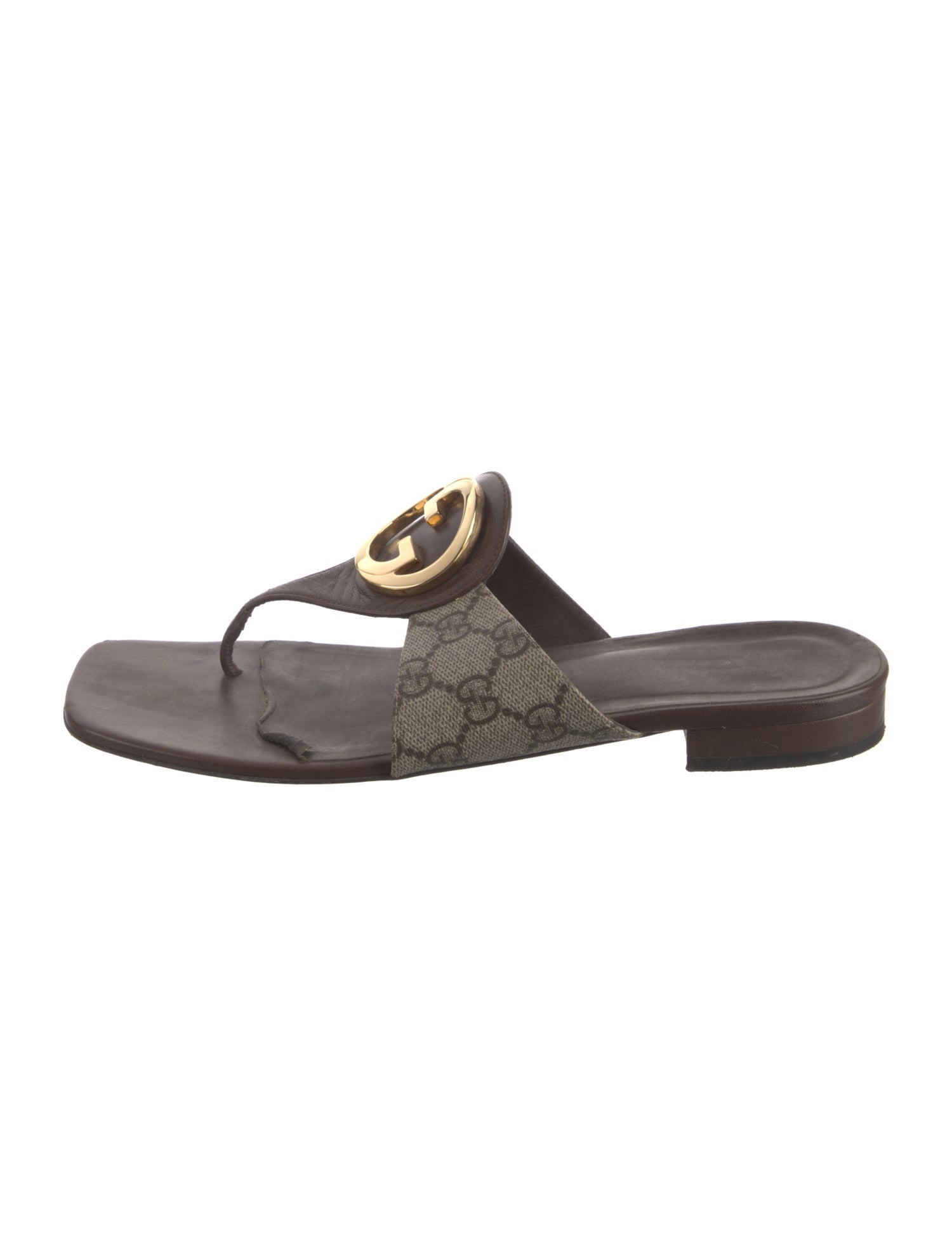 Gucci Leather Slides