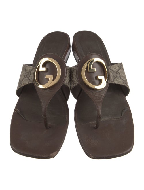 Gucci Leather Slides