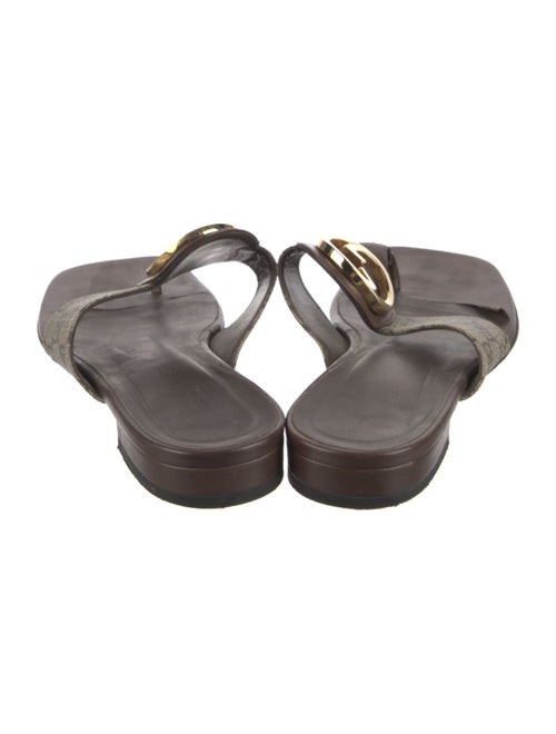 Gucci Leather Slides