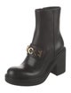 Gucci Leather Combat Boots