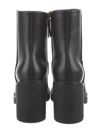 Gucci Leather Combat Boots