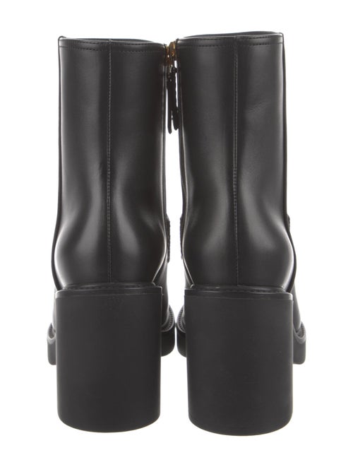 Gucci Leather Combat Boots