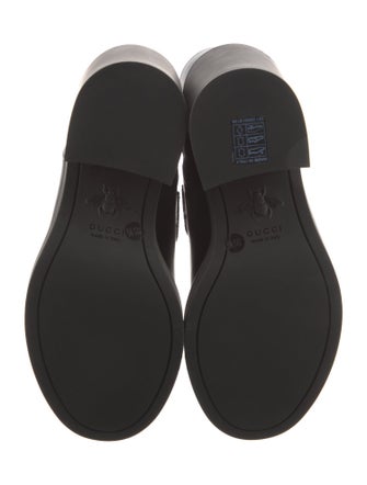 Gucci Leather Combat Boots