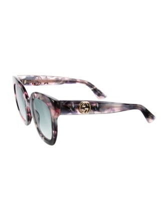 Gucci Interlocking G Logo Oversize Sunglasses