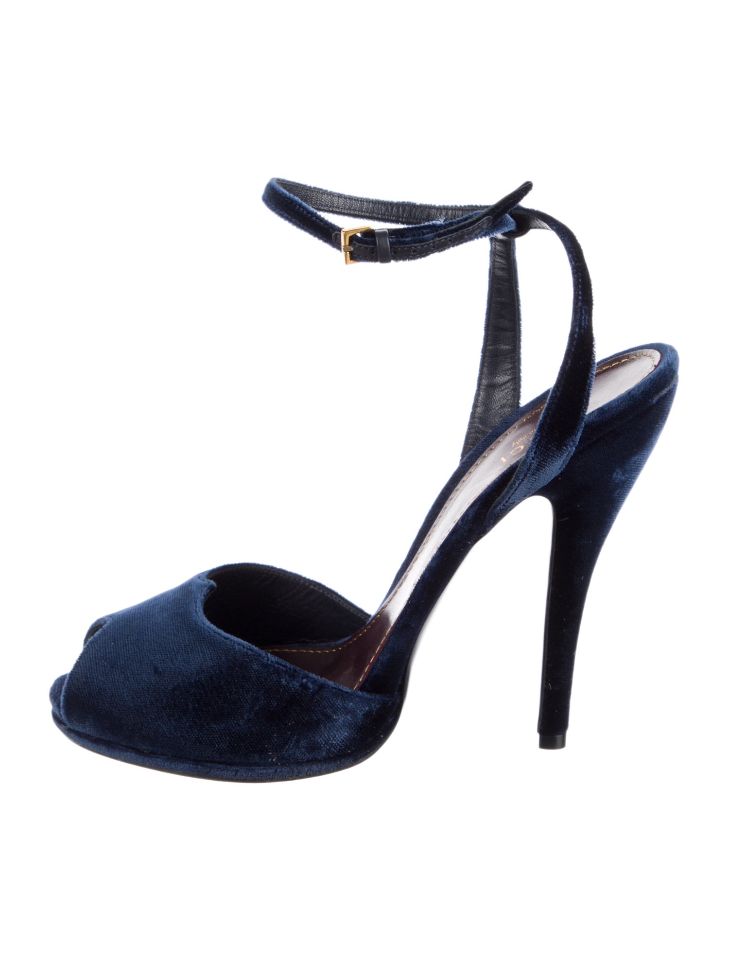 Gucci Velvet Sandals