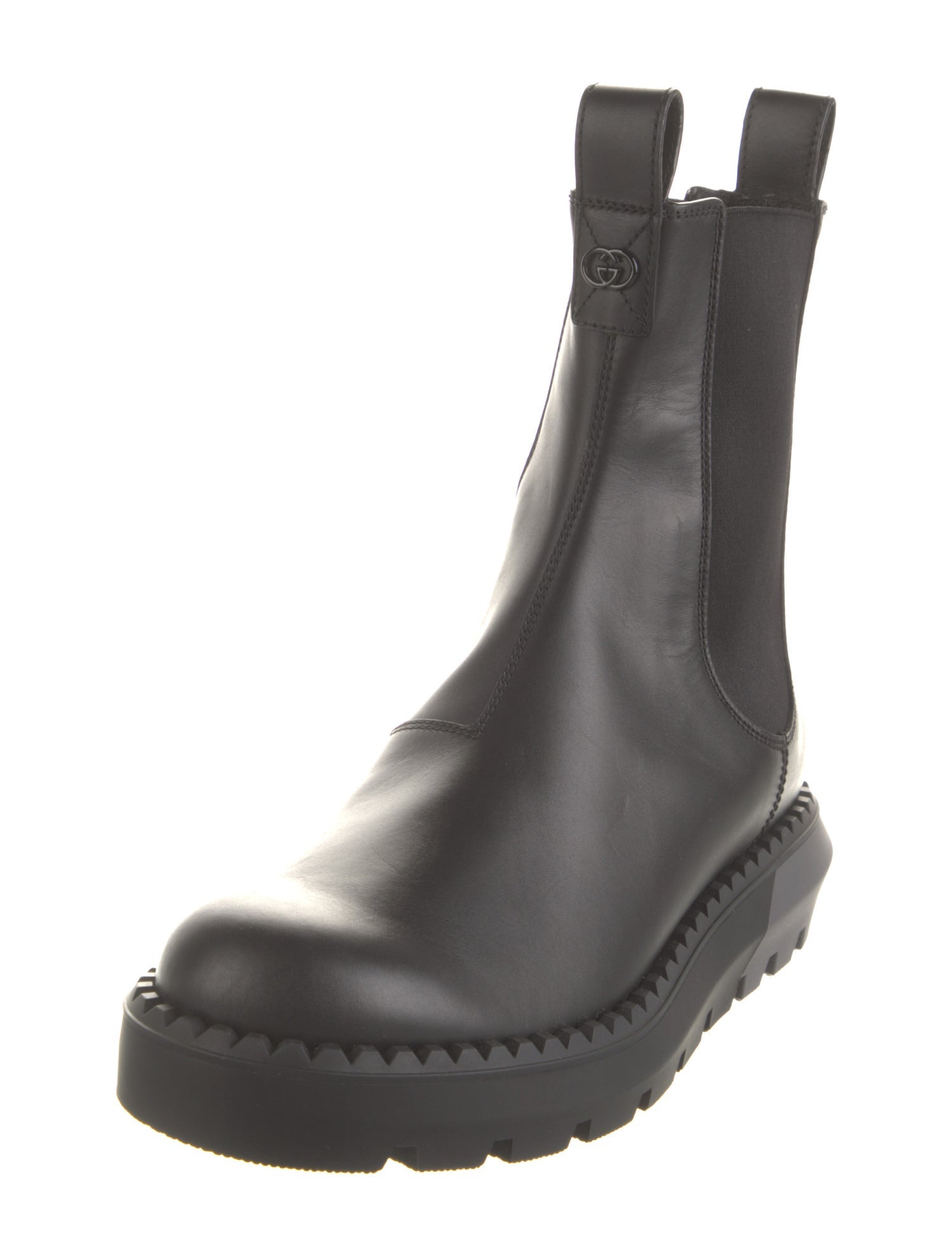 Gucci Leather Chelsea Boots