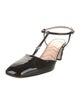 Gucci Double G Logo Patent Leather T-Strap Pumps