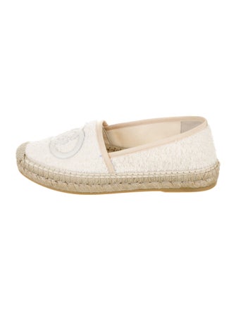 Gucci Interlocking G Logo Tweed Espadrilles