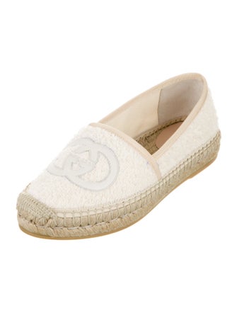 Gucci Interlocking G Logo Tweed Espadrilles
