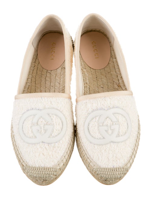 Gucci Interlocking G Logo Tweed Espadrilles