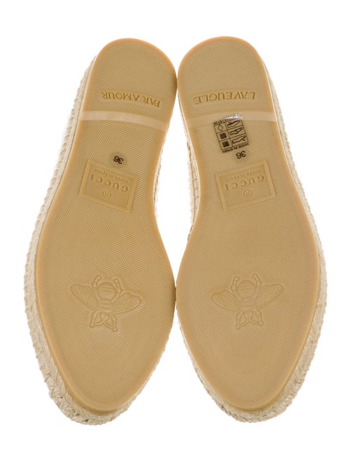 Gucci Interlocking G Logo Tweed Espadrilles