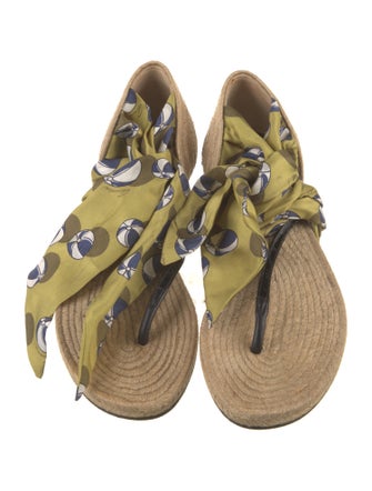 Gucci Jute Printed Espadrilles