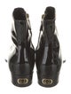 Gucci Interlocking G Logo Patent Leather Boots