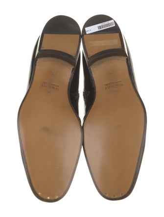 Gucci Interlocking G Logo Patent Leather Boots