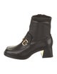 Gucci Horsebit Accent Leather Boots