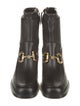 Gucci Horsebit Accent Leather Boots