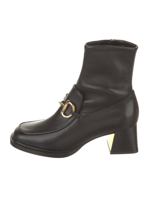 Gucci Horsebit Accent Leather Boots