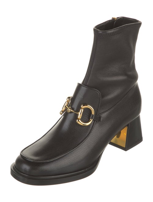 Gucci Horsebit Accent Leather Boots