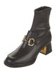 Gucci Horsebit Accent Leather Boots