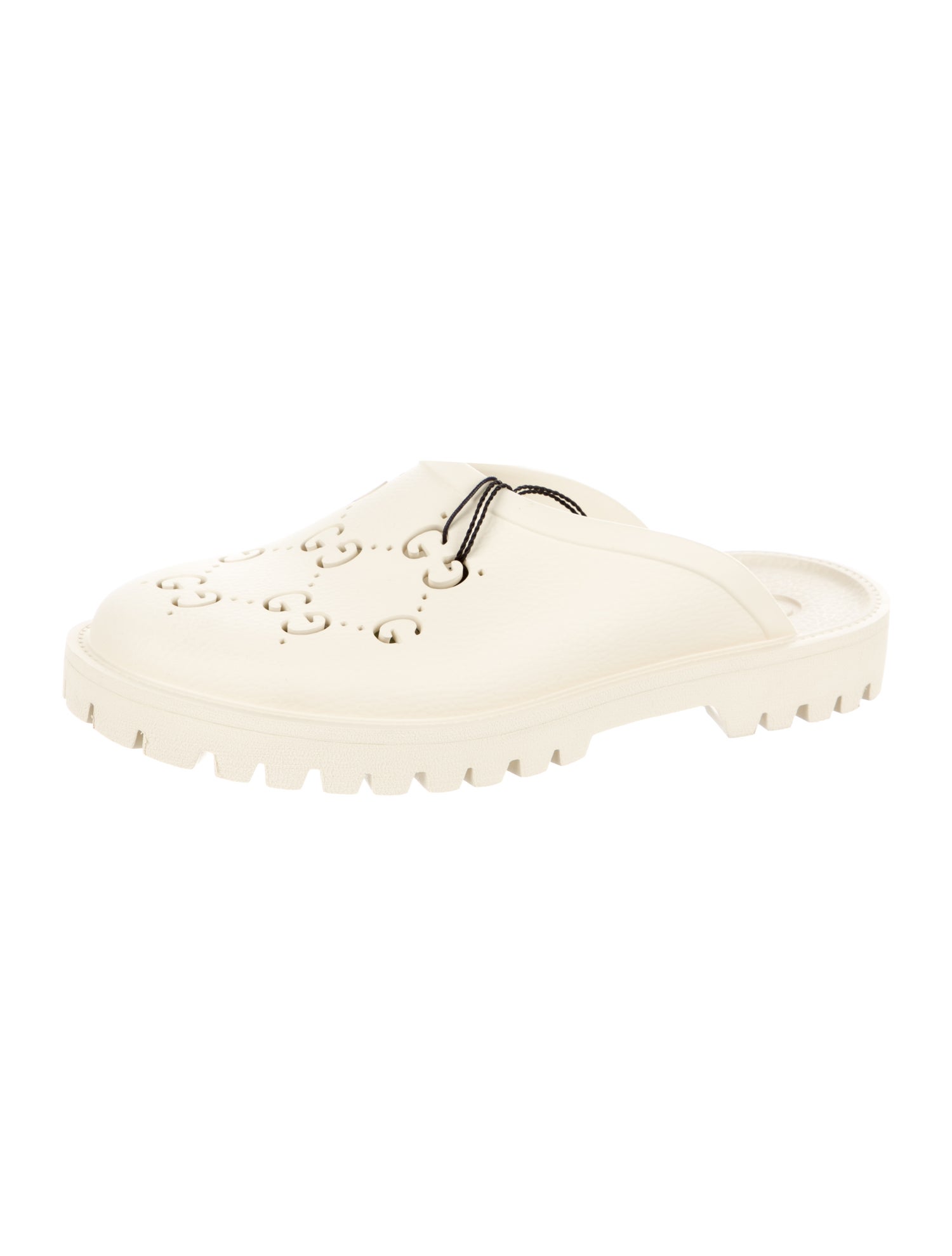 Gucci GG Signature Rubber Mules