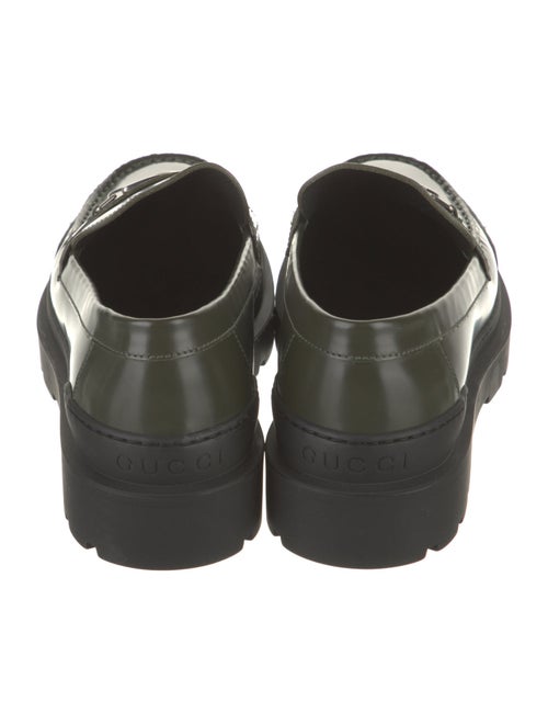 Gucci Interlocking G Logo Patent Leather Loafers