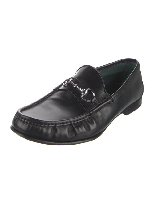 Gucci Horsebit Accent Leather Dress Loafers