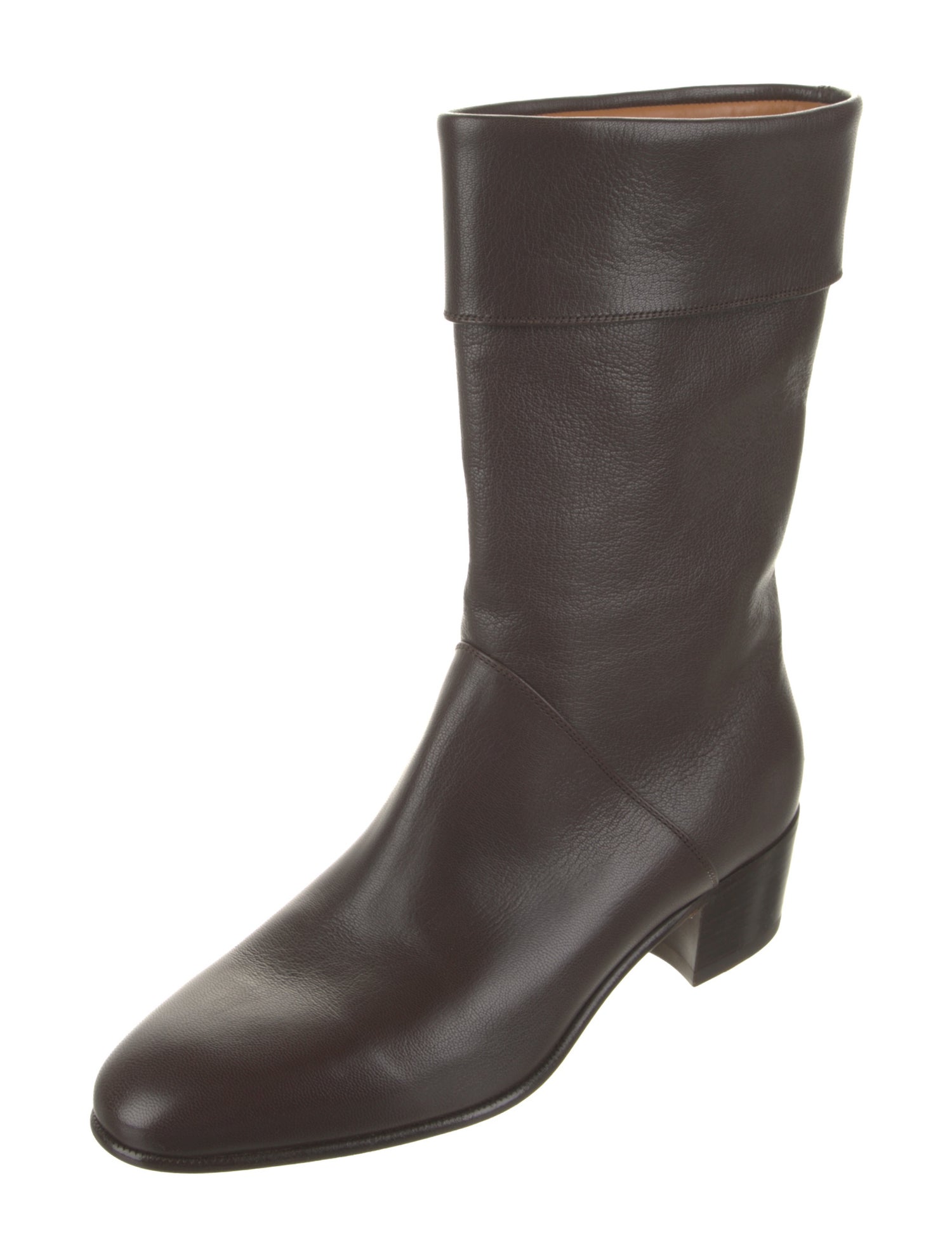 Gucci Leather Moto Boots