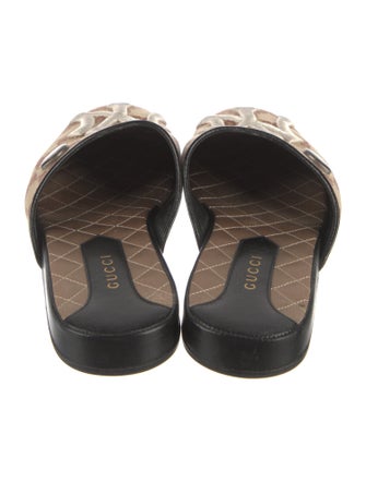Gucci GG Canvas Canvas Mules