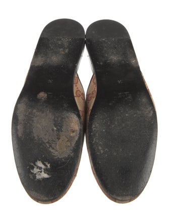 Gucci GG Canvas Canvas Mules