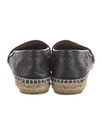 Gucci GG Signature Leather Espadrilles