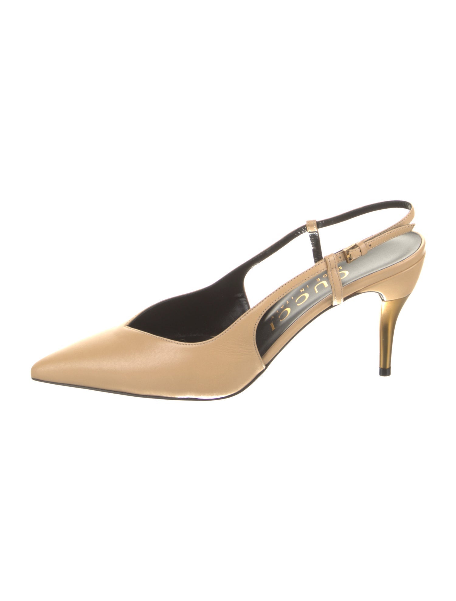 Gucci Leather Slingback Pumps