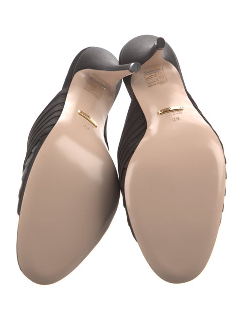 Gucci Double G Logo Satin Slides